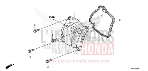 CYLINDER HEAD COVER SH125ADH de 2017